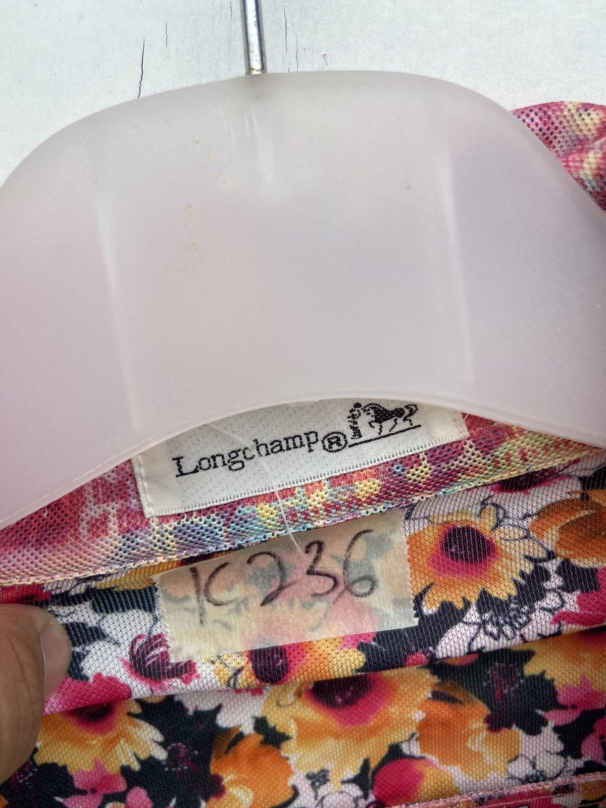 Japanese Brand LONGCHAMP FULLPRINT FLORAL SHIRT Size US L / EU 52-54 / 3 - 3 Thumbnail