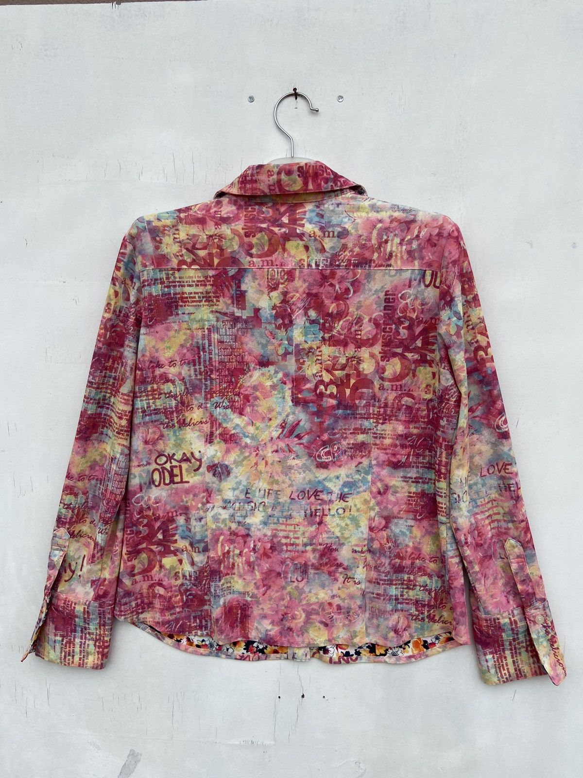 Japanese Brand LONGCHAMP FULLPRINT FLORAL SHIRT Size US L / EU 52-54 / 3 - 6 Thumbnail