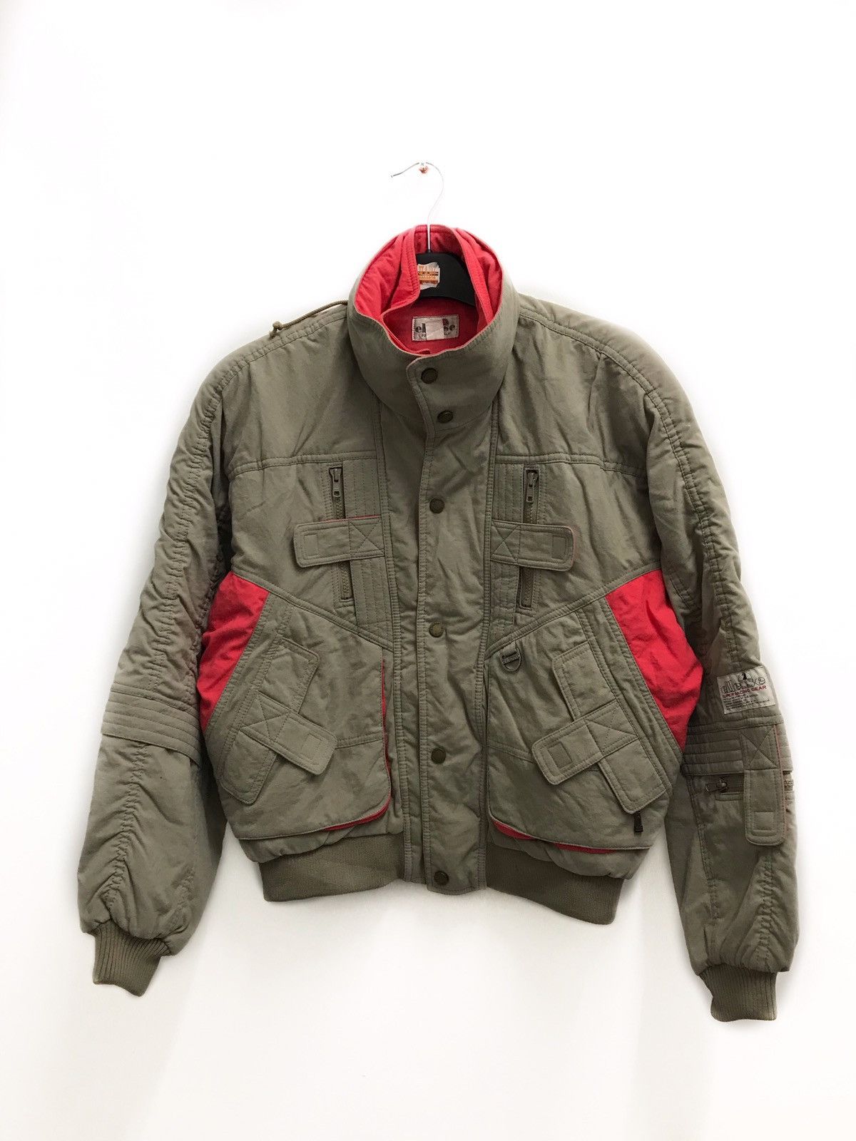 Ellesse × Vintage Vintage Ellesse Super Racing Gear Bomber Hooded Jacket Size US M / EU 48-50 / 2 - 1 Thumbnail