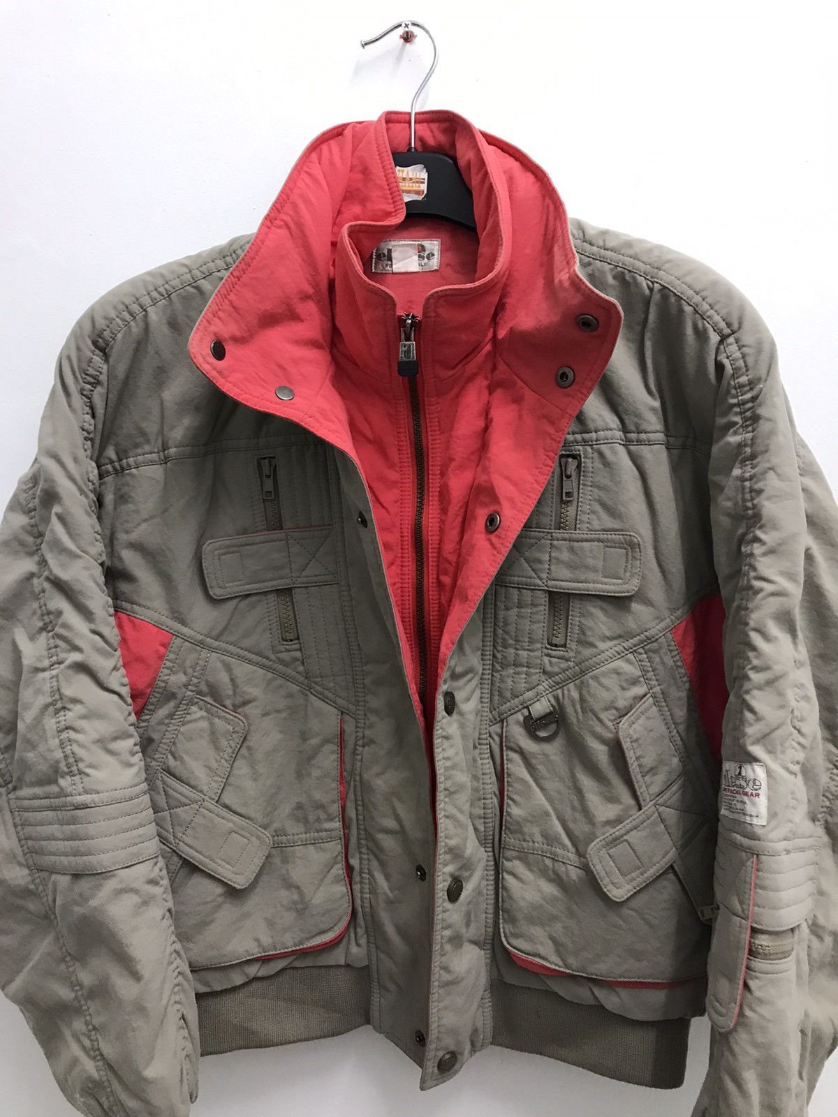 Ellesse × Vintage Vintage Ellesse Super Racing Gear Bomber Hooded Jacket Size US M / EU 48-50 / 2 - 4 Thumbnail