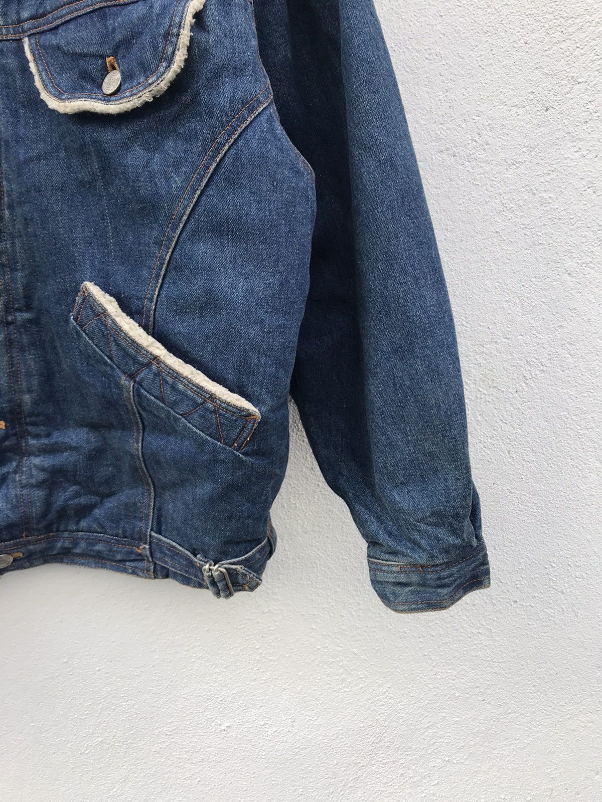 Vintage America Concept Ahec Dote Sherpa Lining Denim Jacket Size US M / EU 48-50 / 2 - 6 Thumbnail