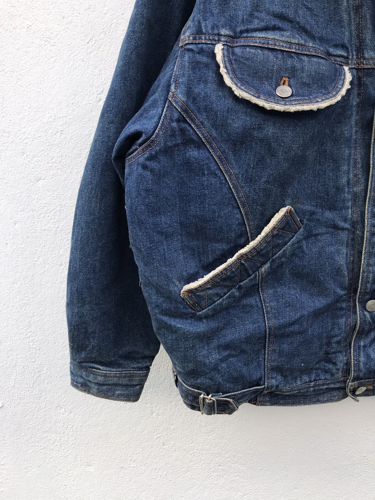 Vintage America Concept Ahec Dote Sherpa Lining Denim Jacket Size US M / EU 48-50 / 2 - 5 Thumbnail