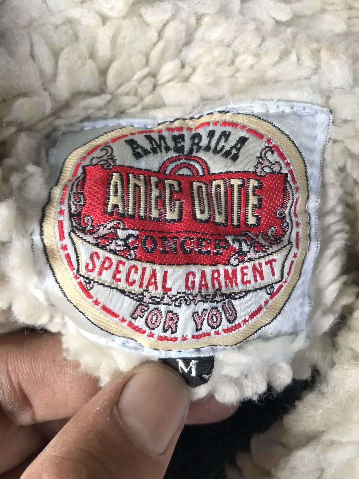 Vintage America Concept Ahec Dote Sherpa Lining Denim Jacket Size US M / EU 48-50 / 2 - 12 Thumbnail