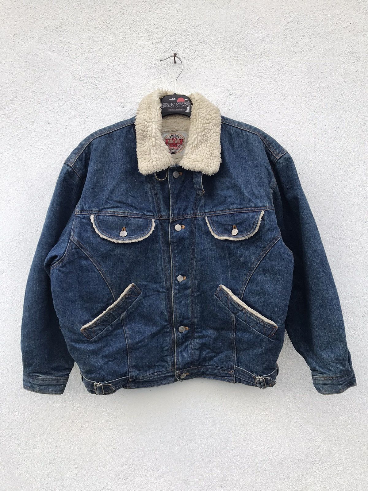 Vintage America Concept Ahec Dote Sherpa Lining Denim Jacket Size US M / EU 48-50 / 2 - 2 Thumbnail