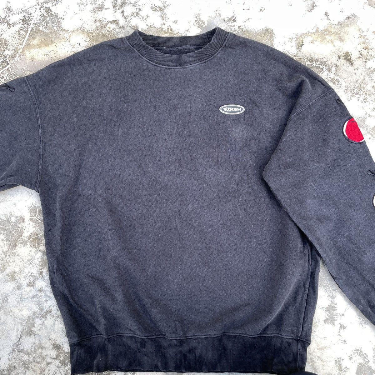 Japanese Brand × Vintage Vintage Kirsh Black Sweatshirt Size US S / EU 44-46 / 1 - 4 Thumbnail