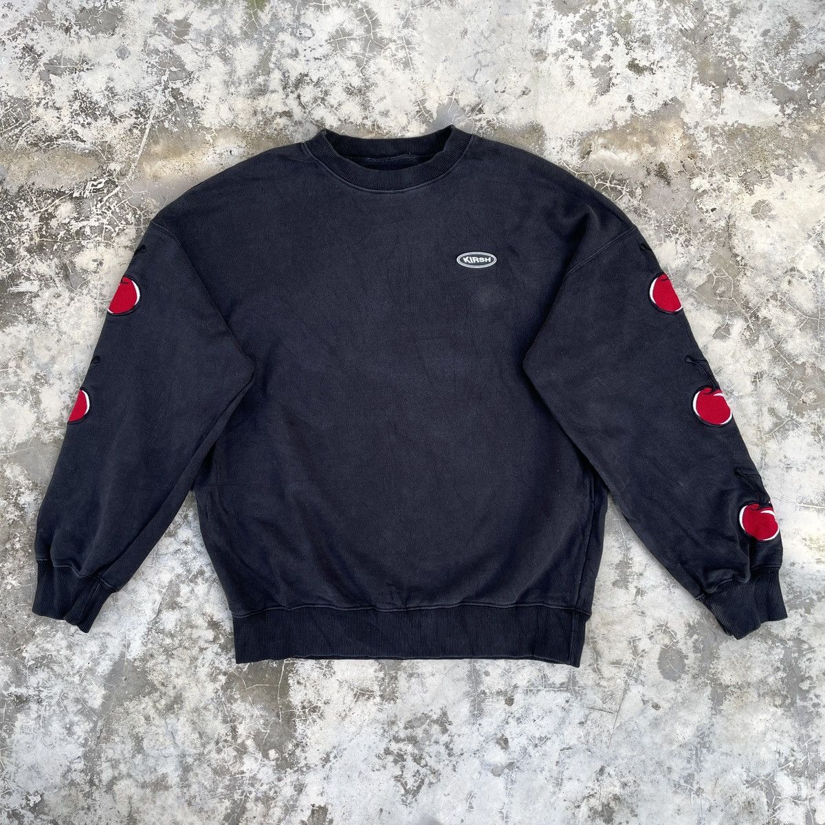 Japanese Brand × Vintage Vintage Kirsh Black Sweatshirt Size US S / EU 44-46 / 1 - 1 Thumbnail