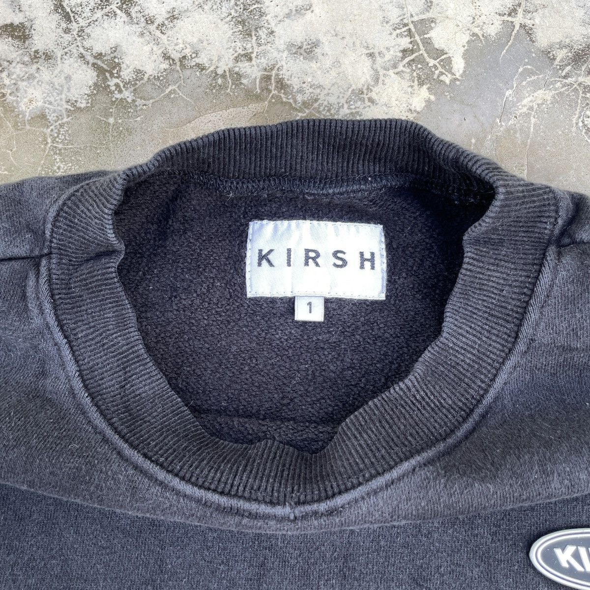 Japanese Brand × Vintage Vintage Kirsh Black Sweatshirt Size US S / EU 44-46 / 1 - 5 Thumbnail