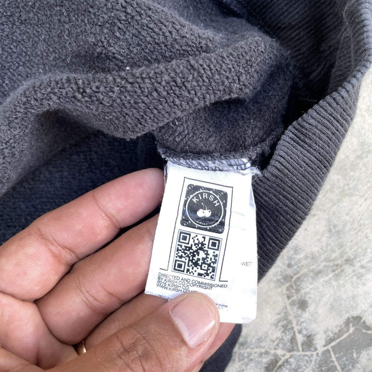 Japanese Brand × Vintage Vintage Kirsh Black Sweatshirt Size US S / EU 44-46 / 1 - 6 Thumbnail
