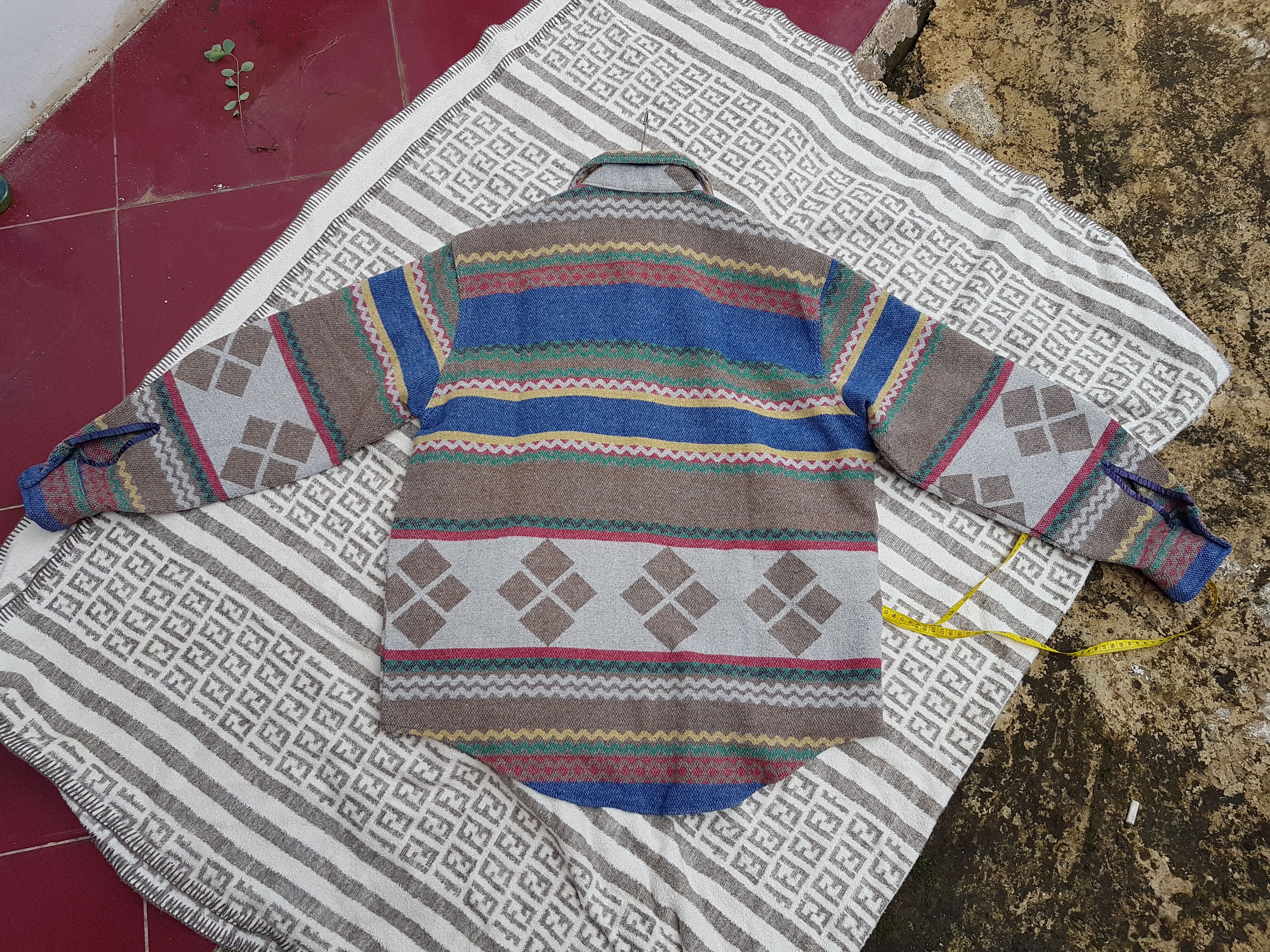 Benetton 90'S Benetton Wool Shirt Size US M / EU 48-50 / 2 - 10 Thumbnail