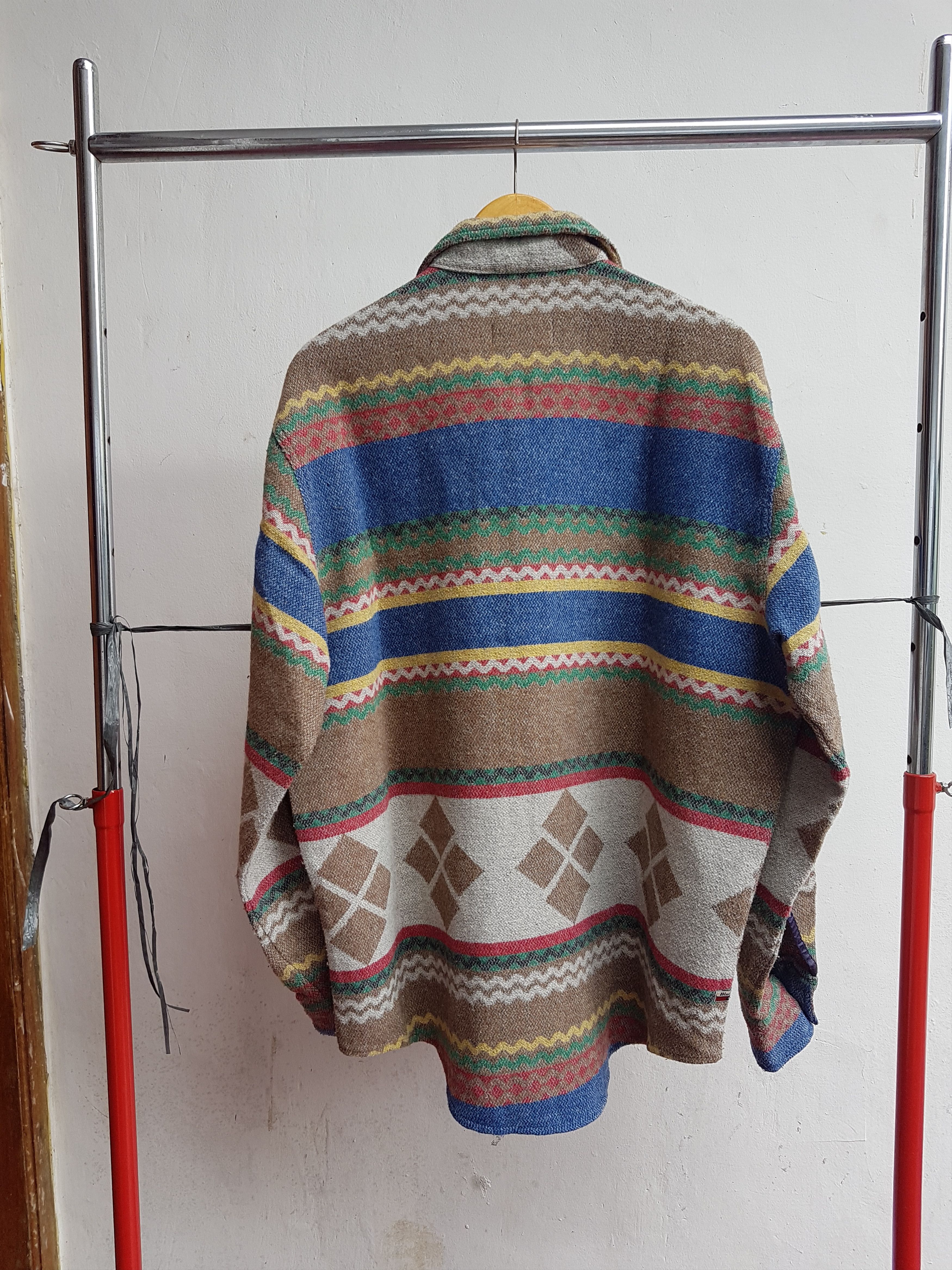 Benetton 90'S Benetton Wool Shirt Size US M / EU 48-50 / 2 - 4 Thumbnail