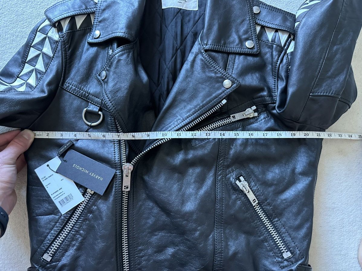 Celine SS22 $6500🤑 Celine biker D Ring leather jacket checkerboard Size US S / EU 44-46 / 1 - 7 Thumbnail