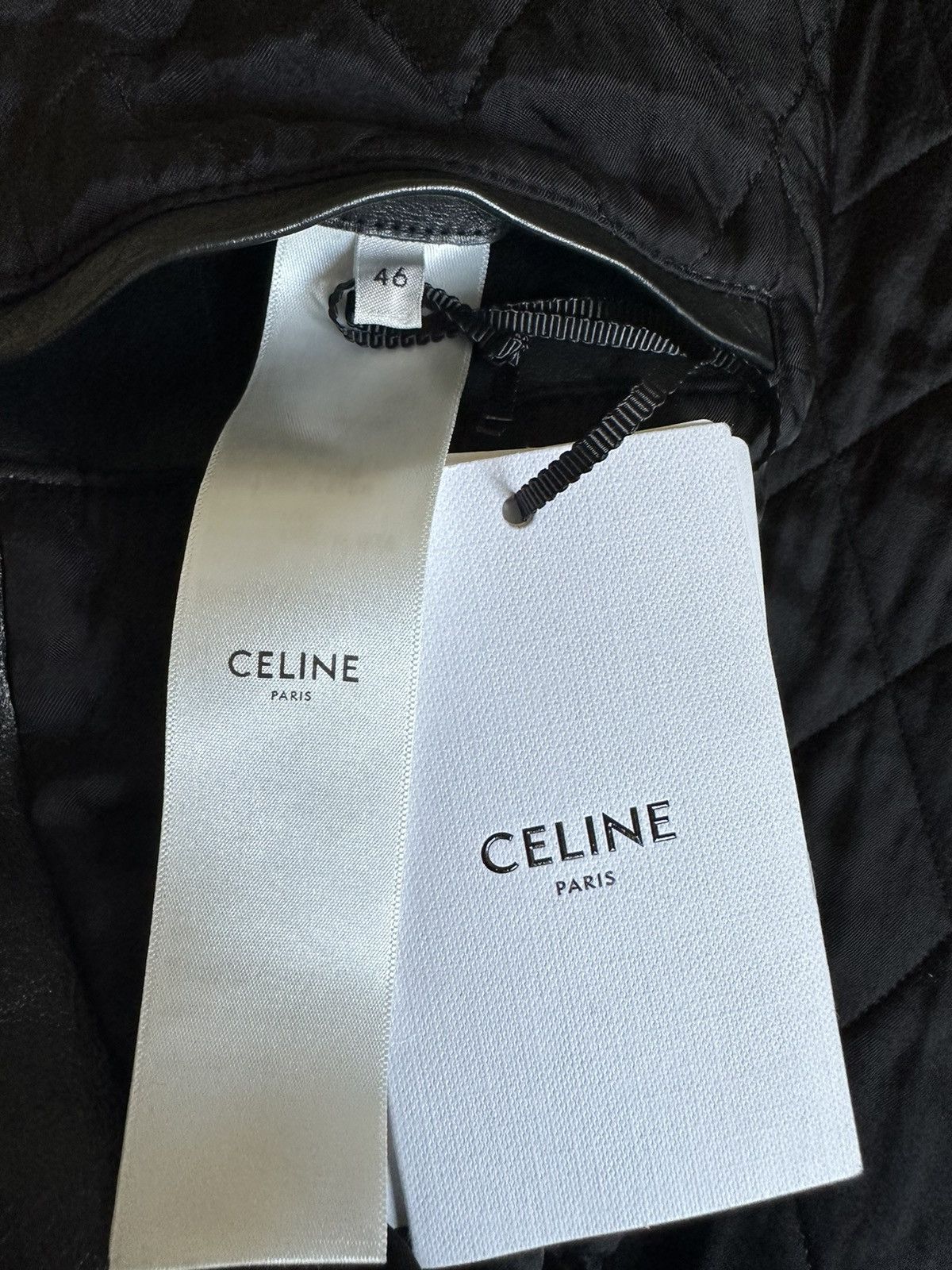 Celine SS22 $6500🤑 Celine biker D Ring leather jacket checkerboard Size US S / EU 44-46 / 1 - 14 Thumbnail