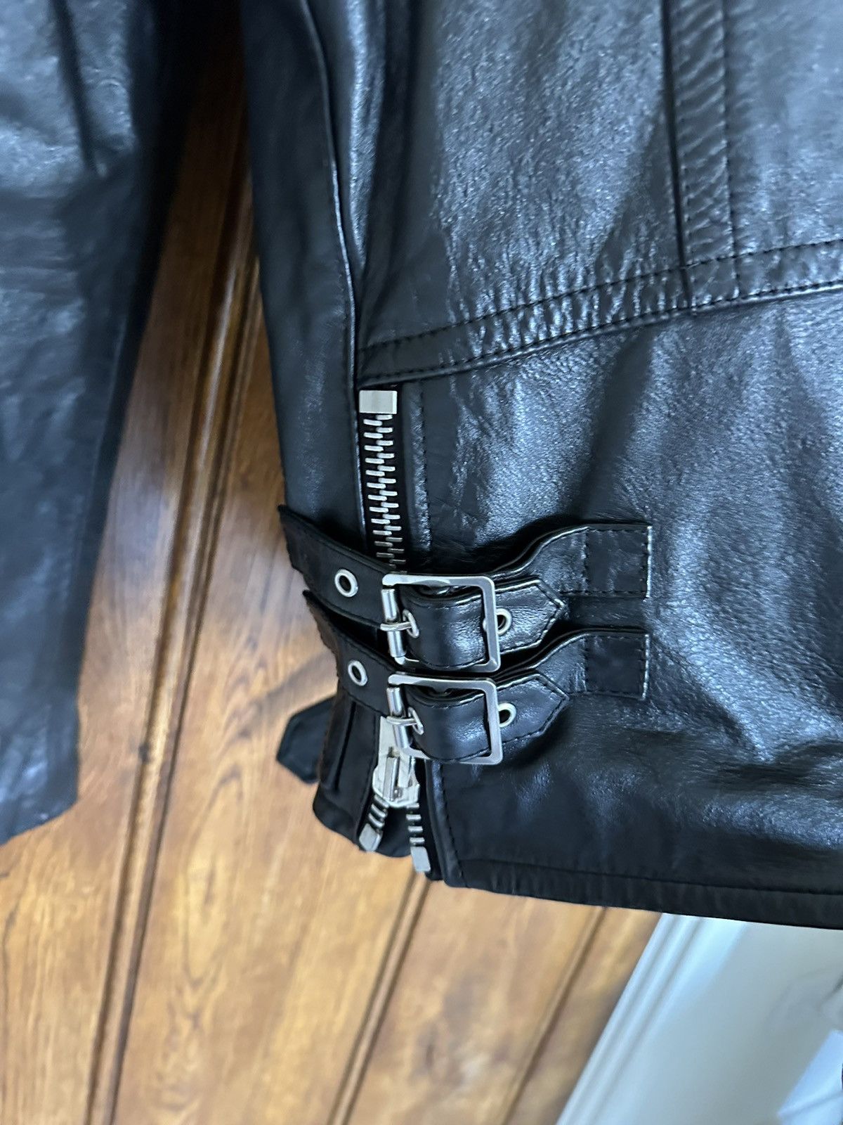 Celine SS22 $6500🤑 Celine biker D Ring leather jacket checkerboard Size US S / EU 44-46 / 1 - 24 Thumbnail