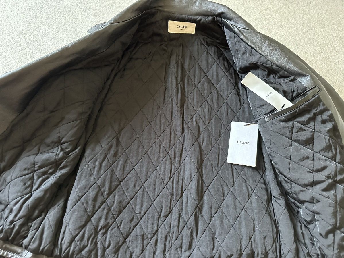 Celine SS22 $6500🤑 Celine biker D Ring leather jacket checkerboard Size US S / EU 44-46 / 1 - 13 Thumbnail