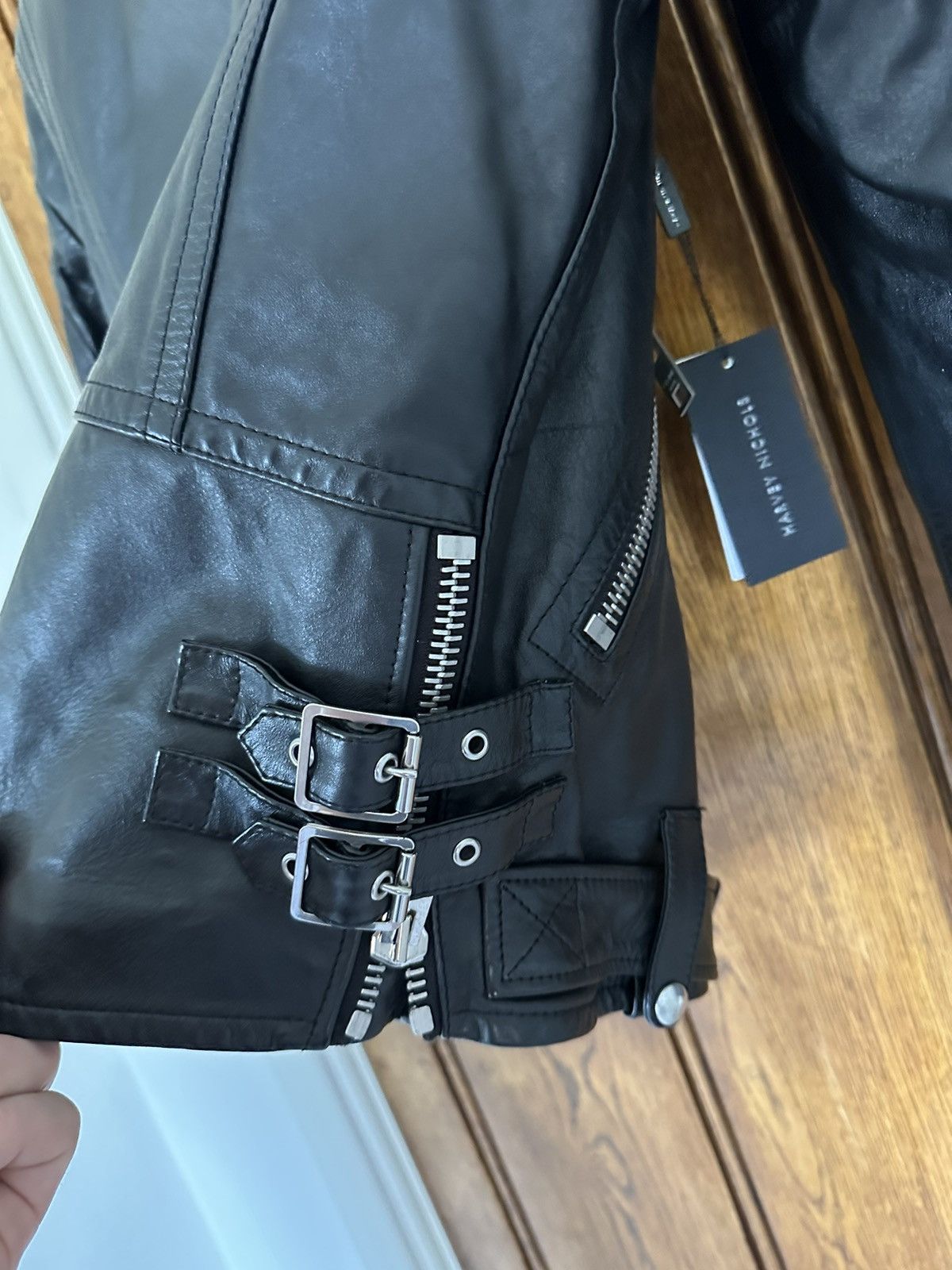 Celine SS22 $6500🤑 Celine biker D Ring leather jacket checkerboard Size US S / EU 44-46 / 1 - 25 Thumbnail