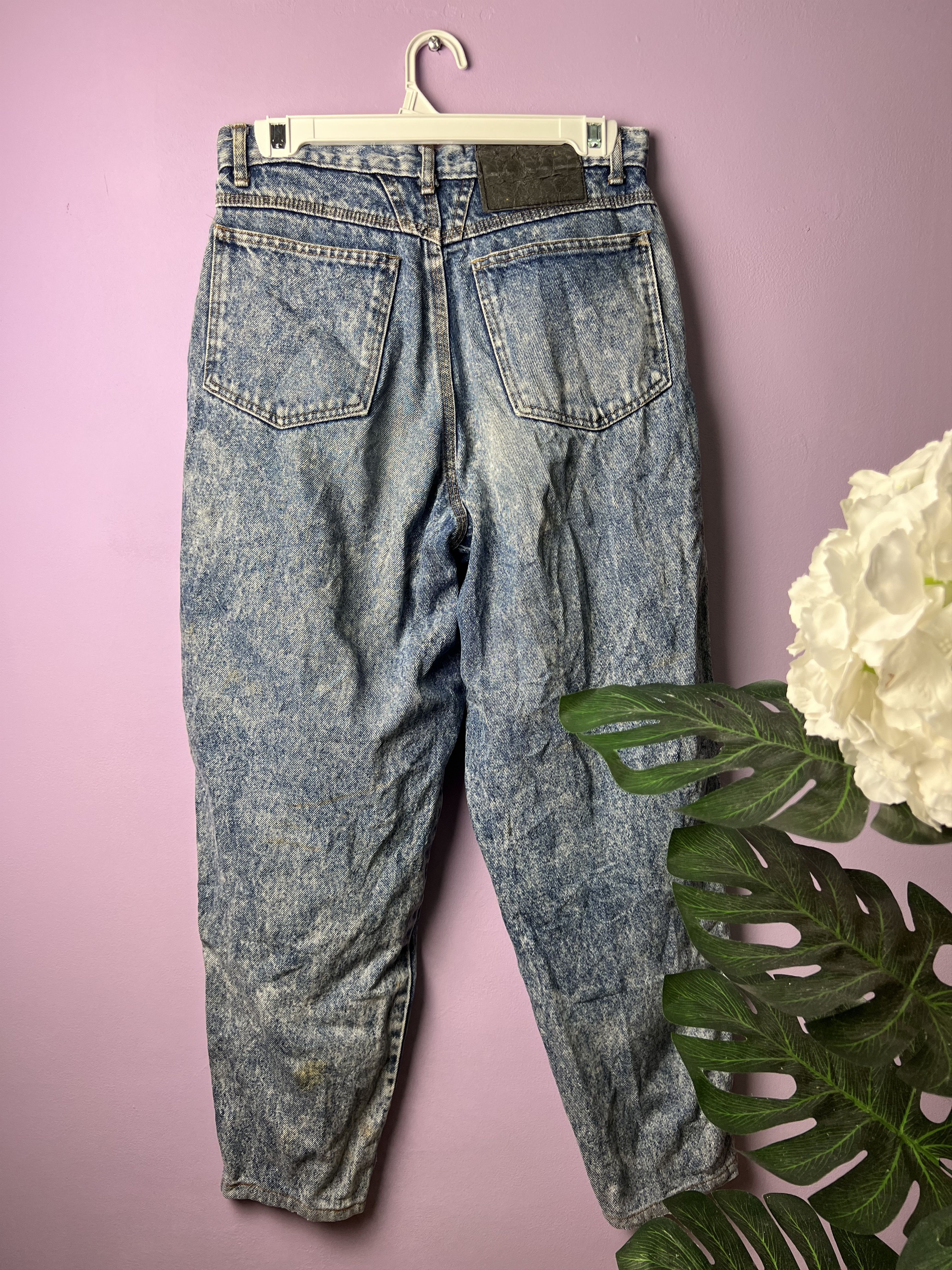 Japanese Brand 🔥Vintage Blue Way Acid Wash Distressed Denim Size US 29 - 3 Thumbnail