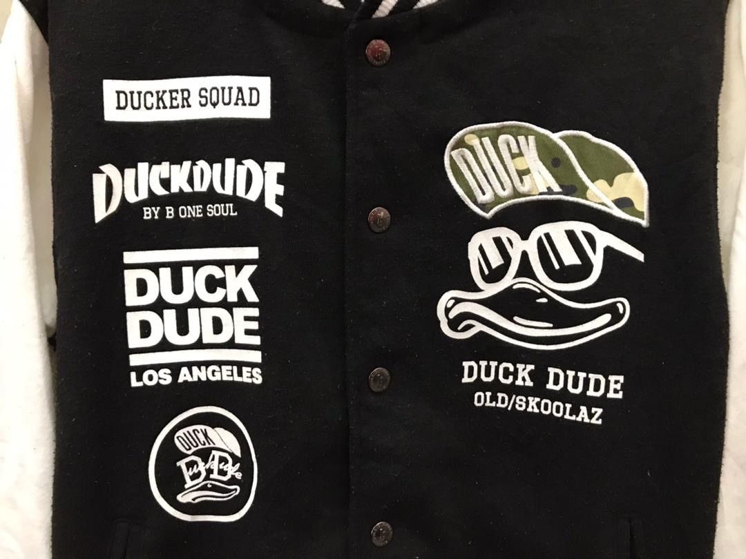 Japanese Brand Duck Dude Varsity jacket by B One Soul Size US M / EU 48-50 / 2 - 3 Thumbnail