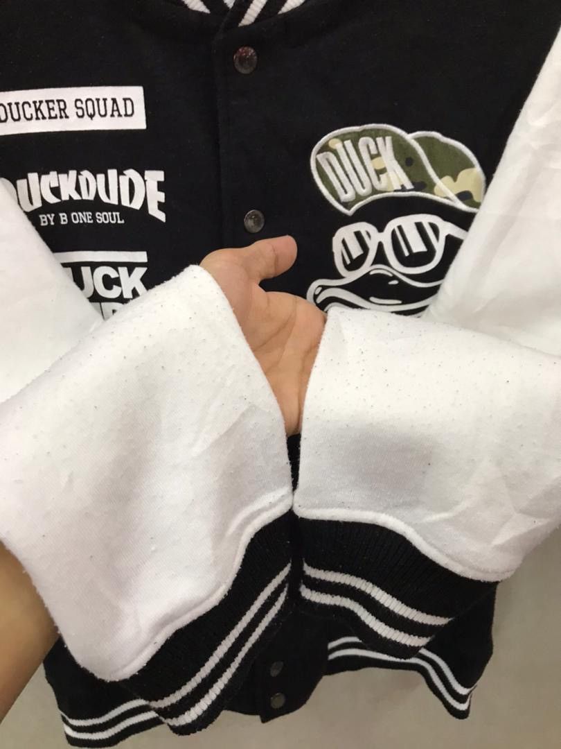 Japanese Brand Duck Dude Varsity jacket by B One Soul Size US M / EU 48-50 / 2 - 5 Thumbnail
