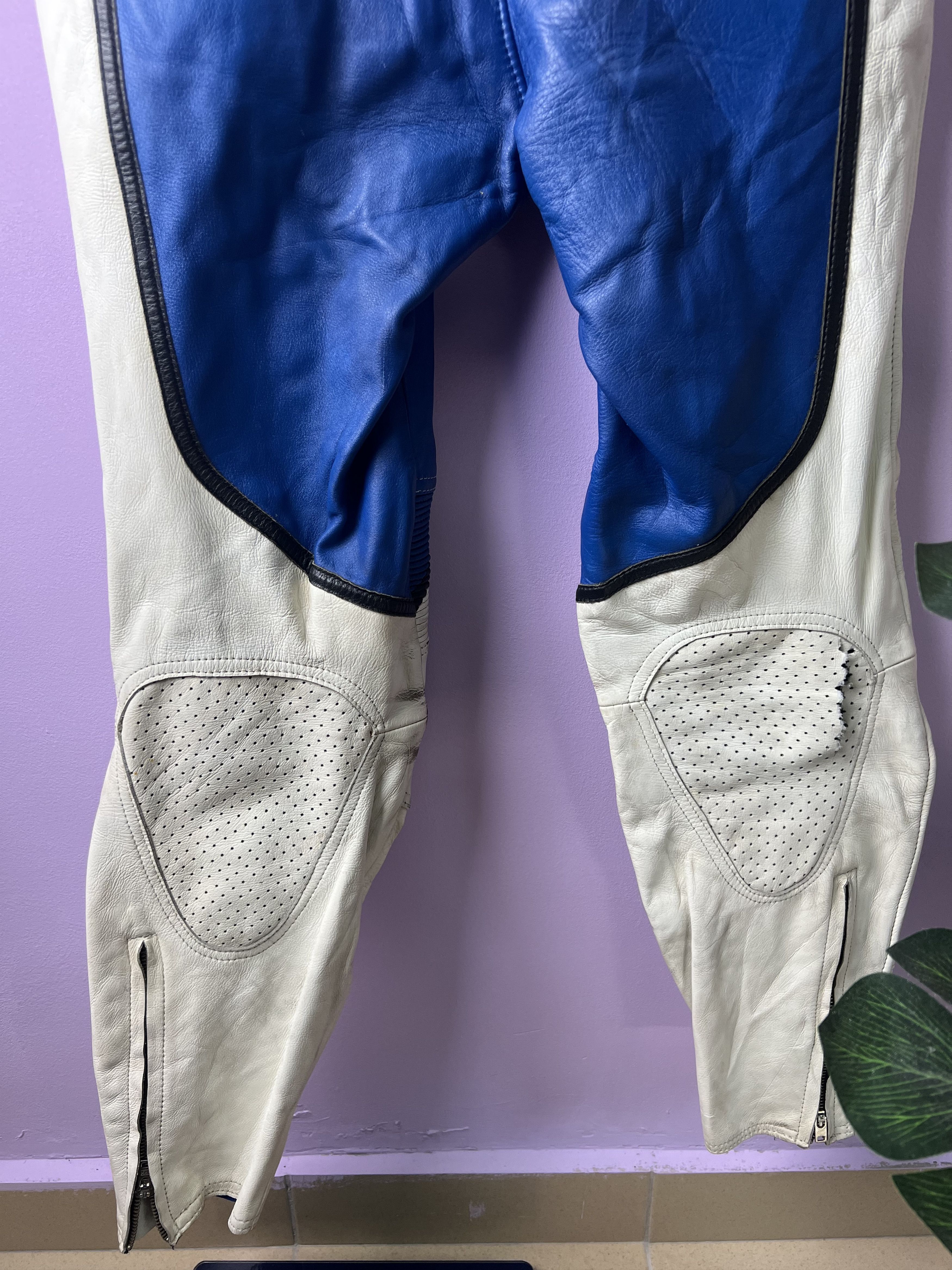 Leather 🔥Unbrand Leather Biker Pants Size US 29 - 13 Thumbnail