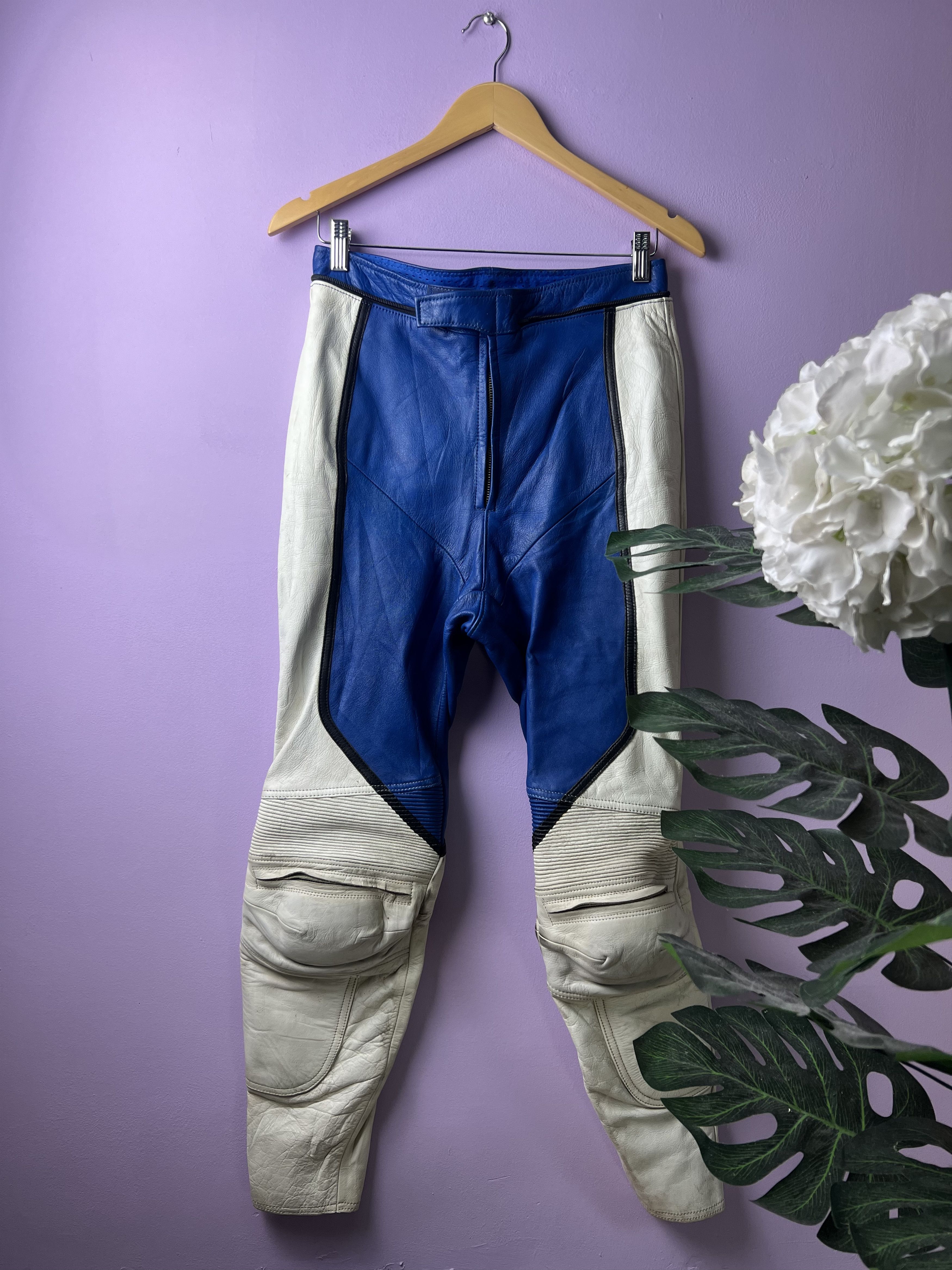 Leather 🔥Unbrand Leather Biker Pants Size US 29 - 1 Thumbnail