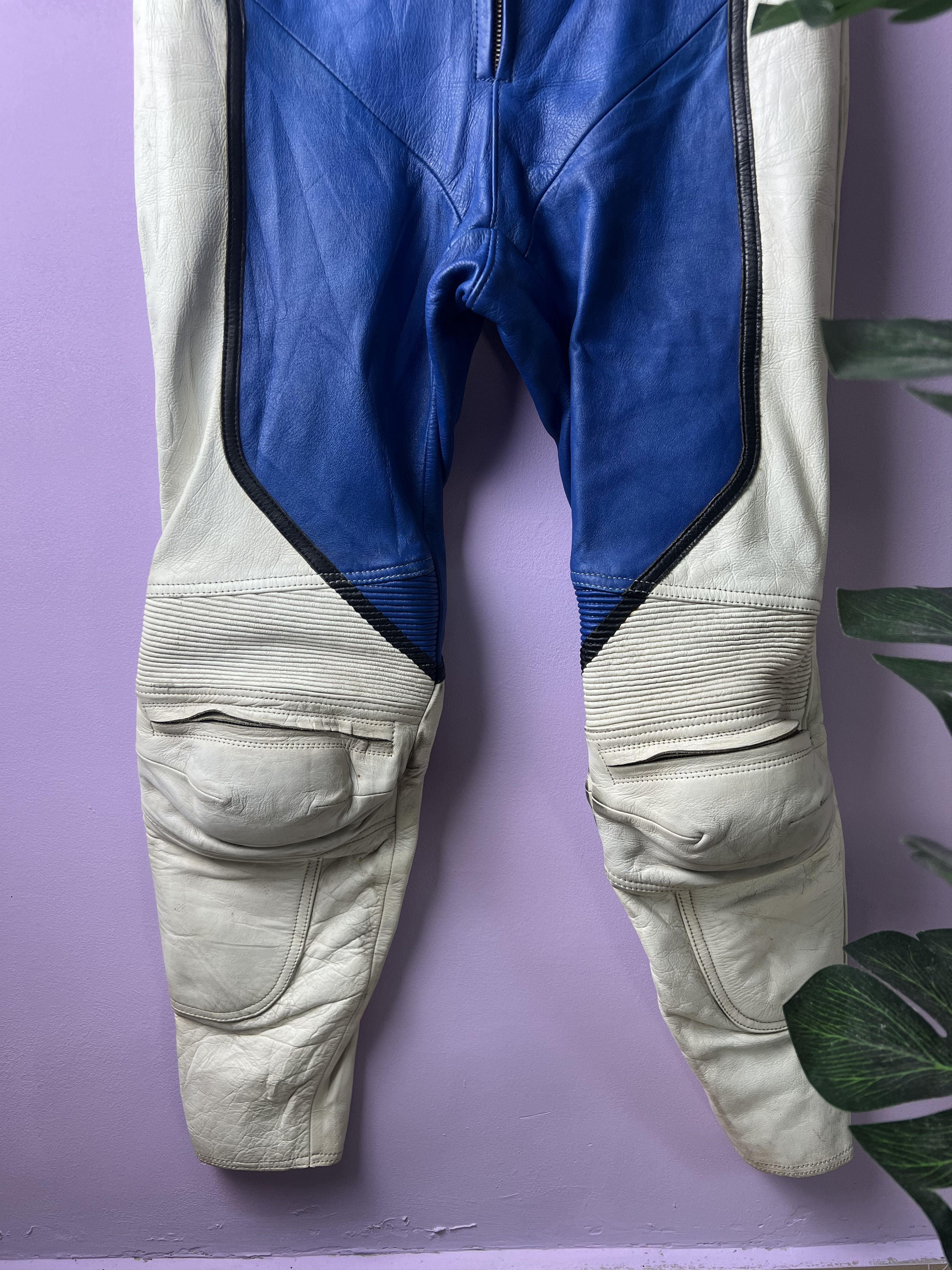 Leather 🔥Unbrand Leather Biker Pants Size US 29 - 5 Thumbnail