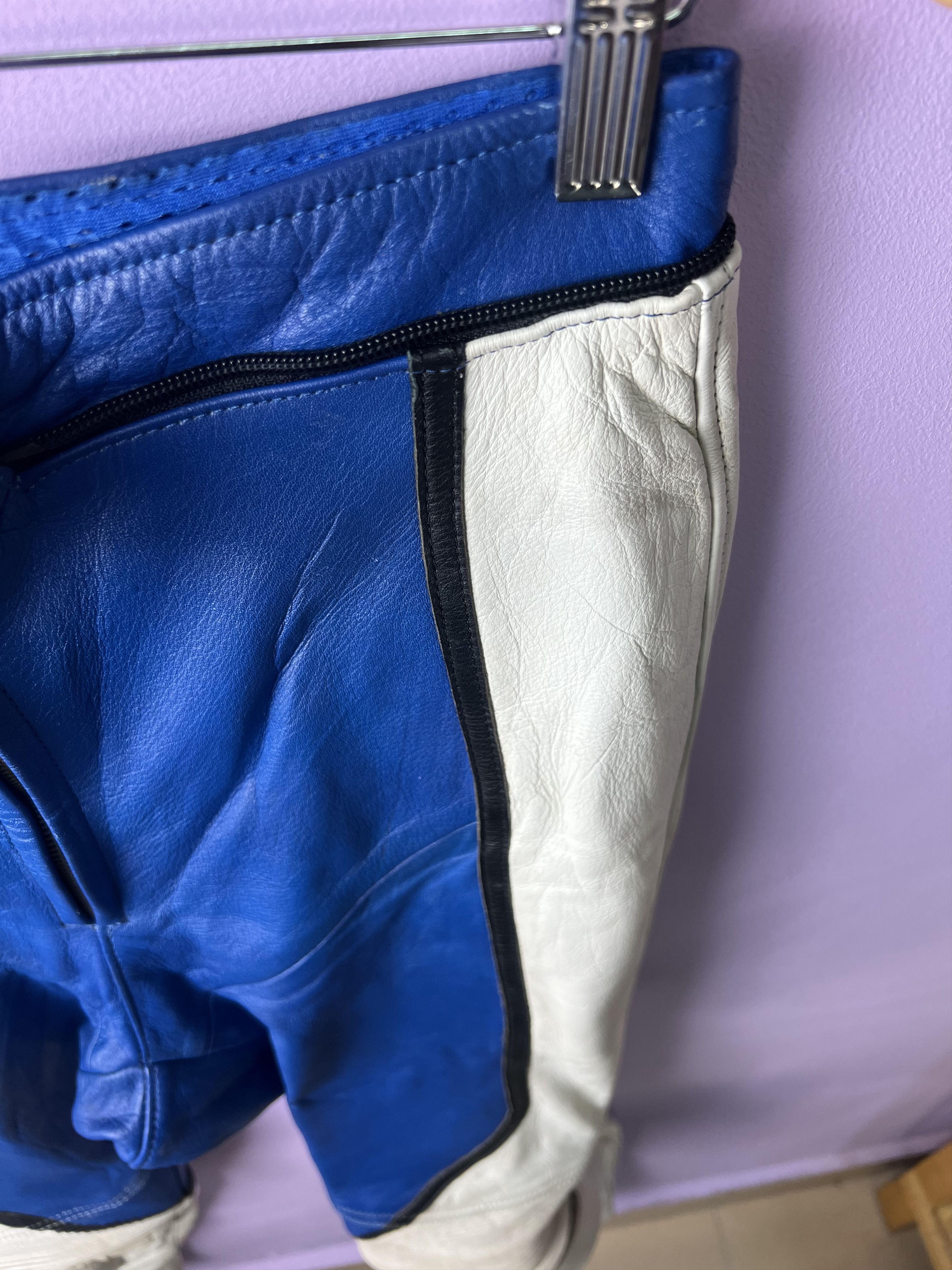 Leather 🔥Unbrand Leather Biker Pants Size US 29 - 10 Thumbnail