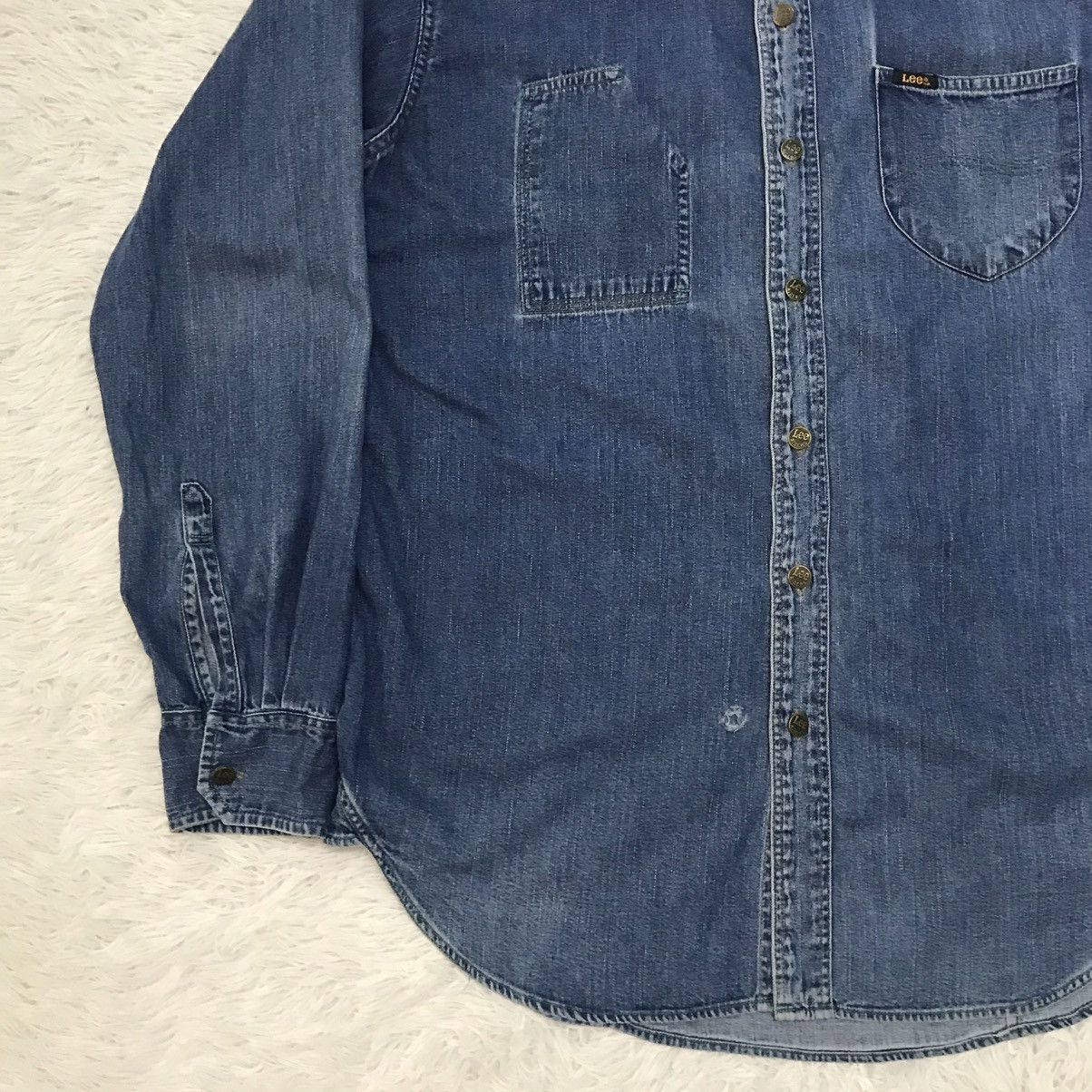 Lee Lee Riders Shawnee Mission Distress Button Up Jacket Size US XL / EU 56 / 4 - 5 Thumbnail