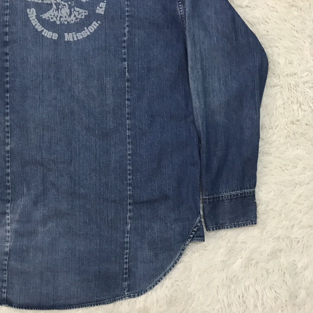 Lee Lee Riders Shawnee Mission Distress Button Up Jacket Size US XL / EU 56 / 4 - 11 Thumbnail