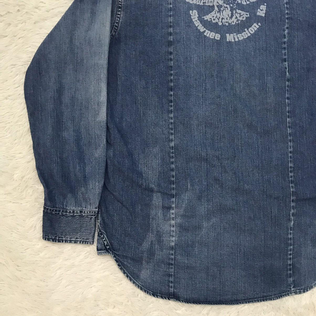 Lee Lee Riders Shawnee Mission Distress Button Up Jacket Size US XL / EU 56 / 4 - 10 Thumbnail
