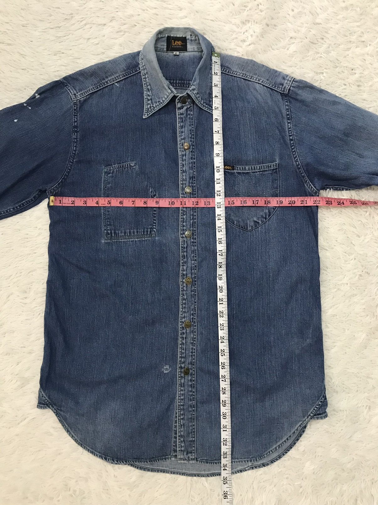 Lee Lee Riders Shawnee Mission Distress Button Up Jacket Size US XL / EU 56 / 4 - 19 Thumbnail