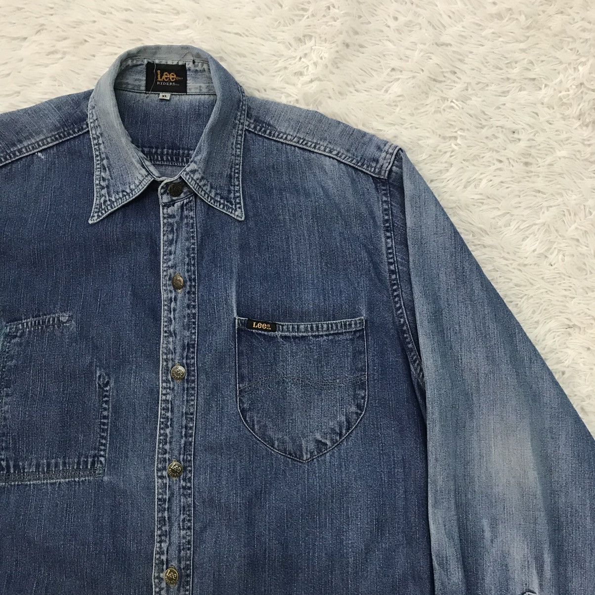 Lee Lee Riders Shawnee Mission Distress Button Up Jacket Size US XL / EU 56 / 4 - 4 Thumbnail