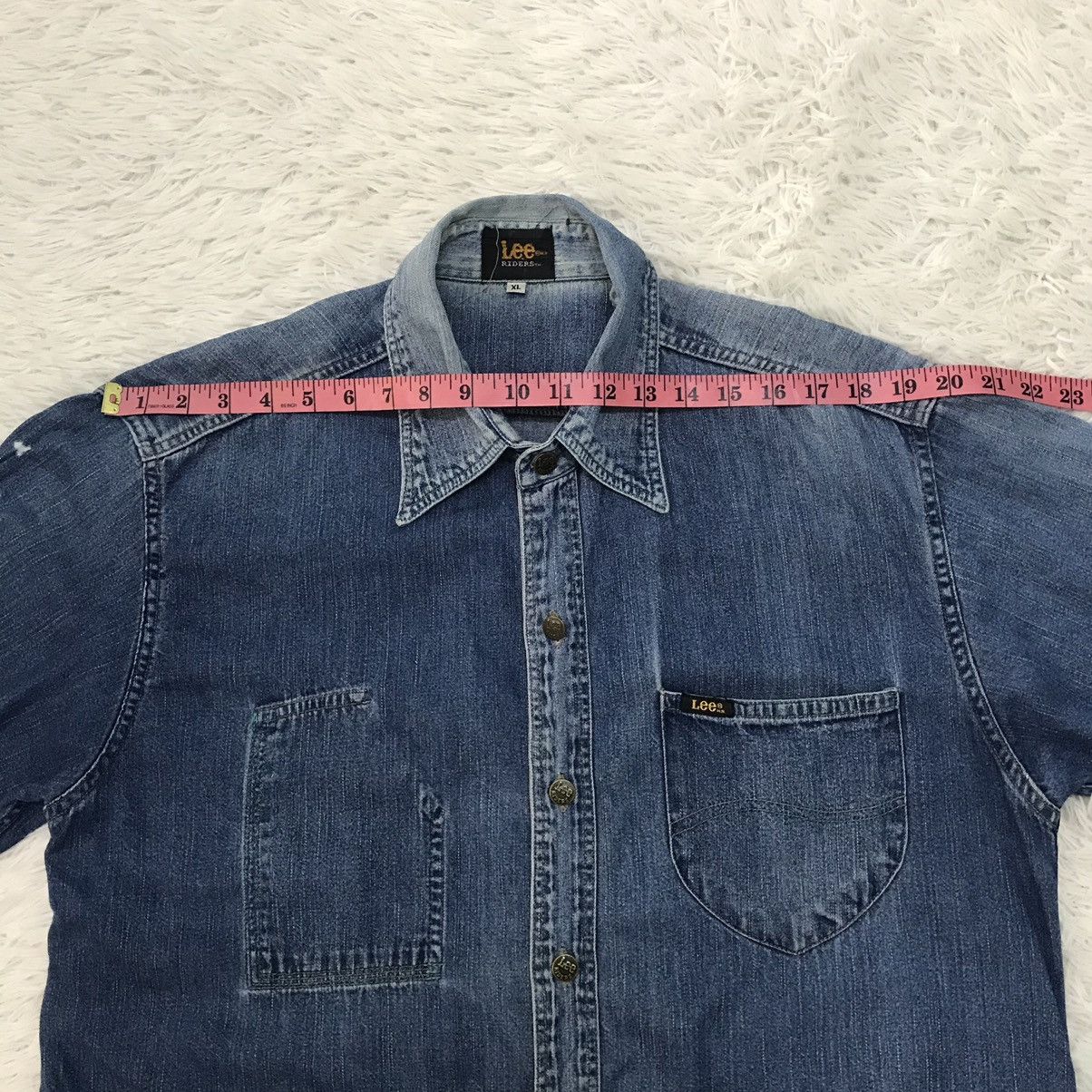 Lee Lee Riders Shawnee Mission Distress Button Up Jacket Size US XL / EU 56 / 4 - 20 Thumbnail