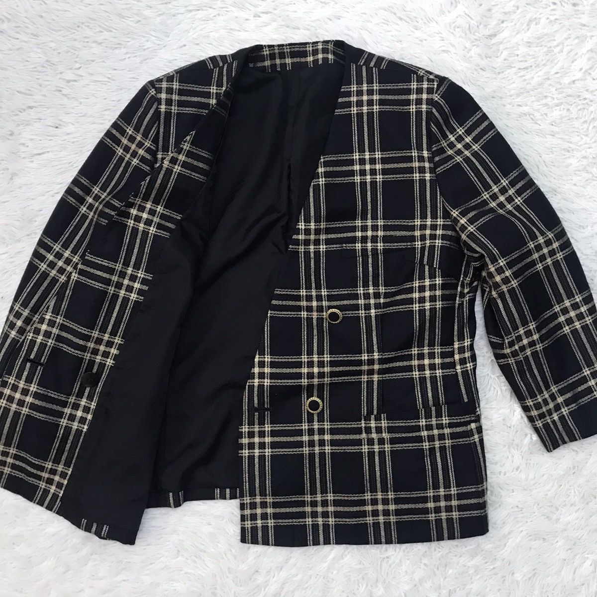 Burberry Burberrys Women Jacket Coat Padded Shoulder Size ONE SIZE - 11 Thumbnail