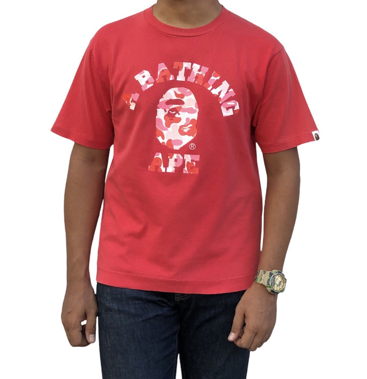 Bape ABC Camo College Tee Size US M / EU 48-50 / 2 - 1 Thumbnail