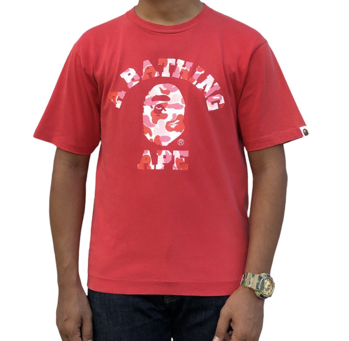 Bape ABC Camo College Tee Size US M / EU 48-50 / 2 - 2 Thumbnail