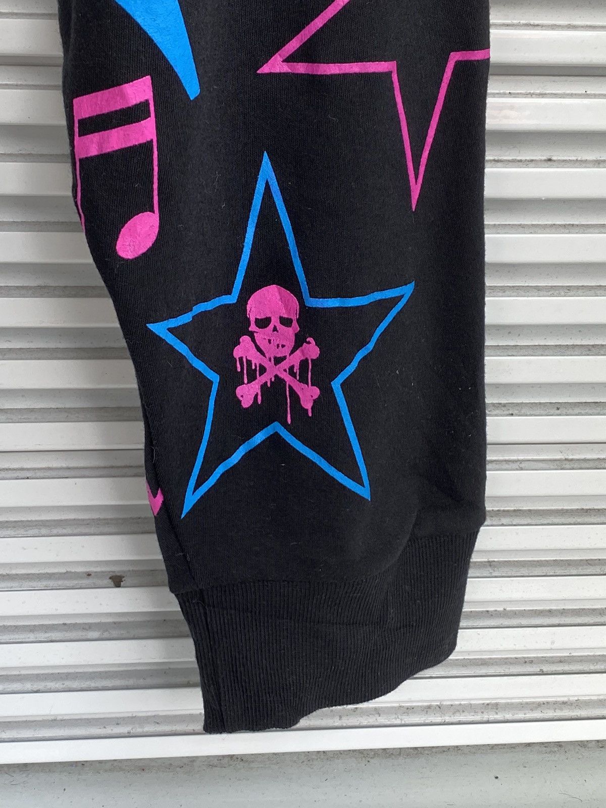 Japanese Brand Vintage Super Lover Skull Punk Sweatpants Size US 26 / EU 42 - 8 Thumbnail