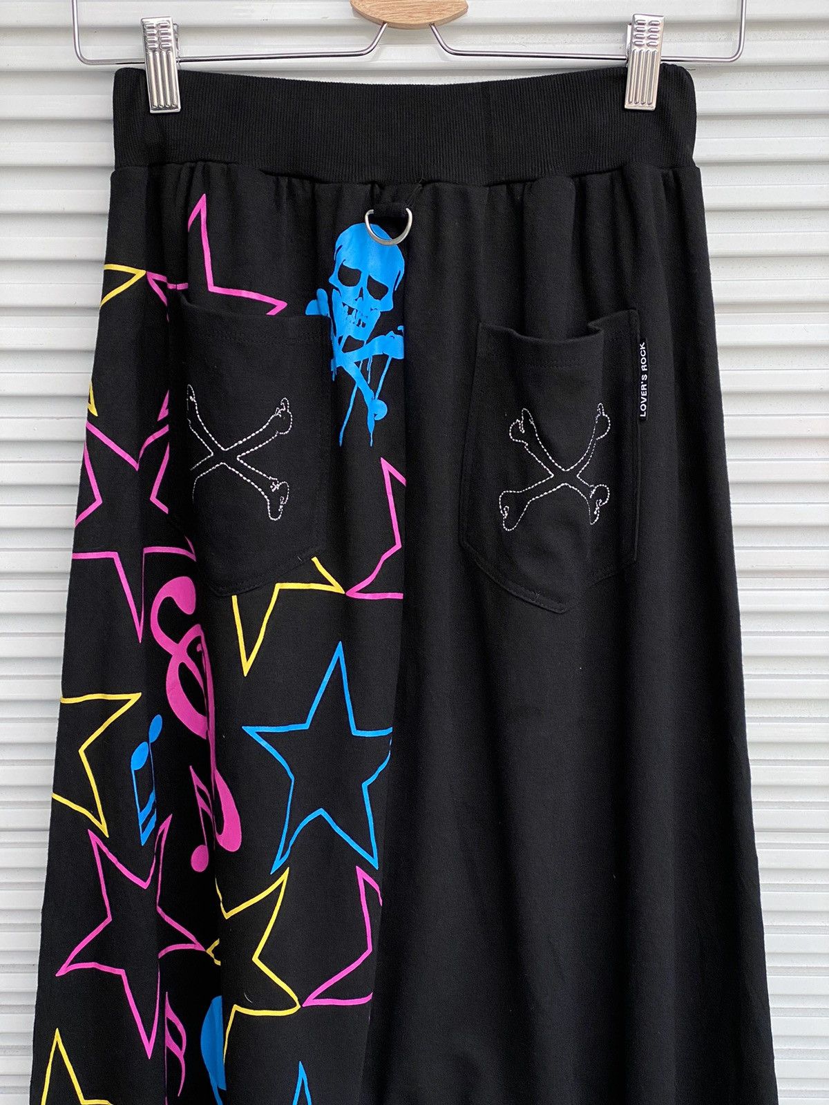 Japanese Brand Vintage Super Lover Skull Punk Sweatpants Size US 26 / EU 42 - 3 Thumbnail