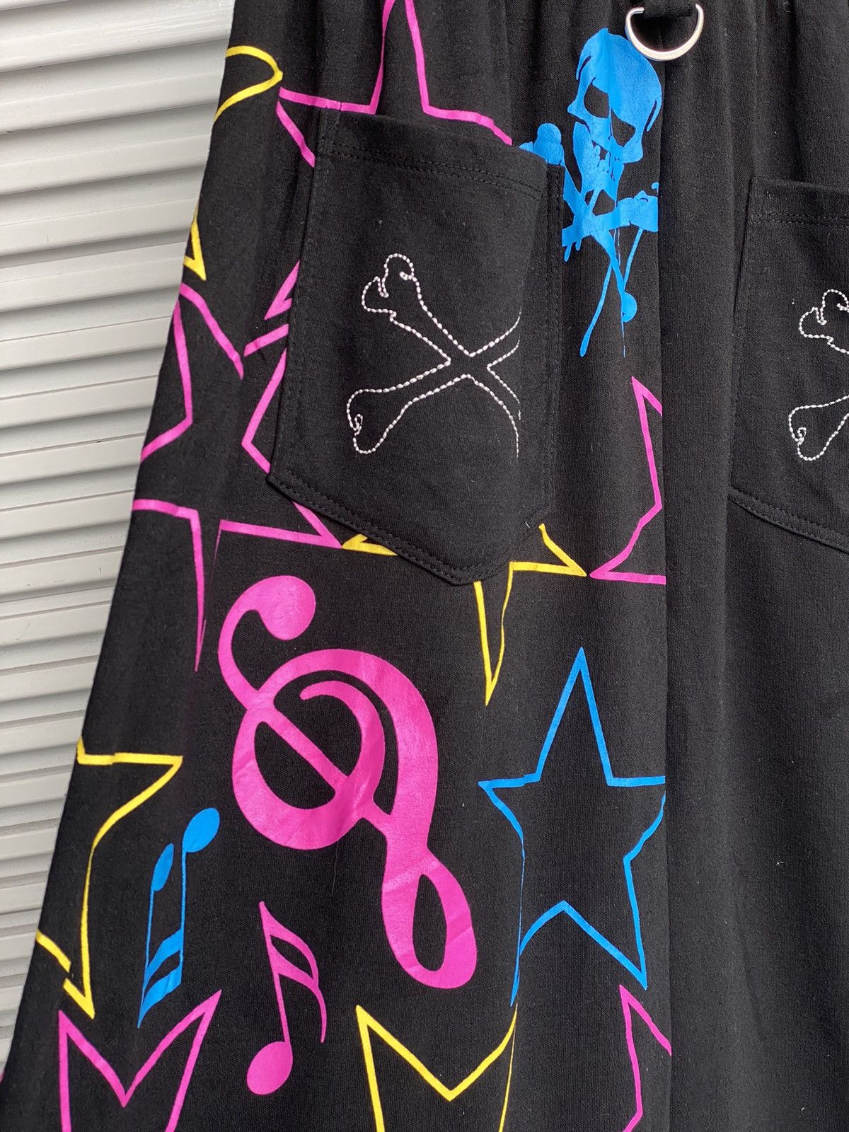 Japanese Brand Vintage Super Lover Skull Punk Sweatpants Size US 26 / EU 42 - 4 Thumbnail