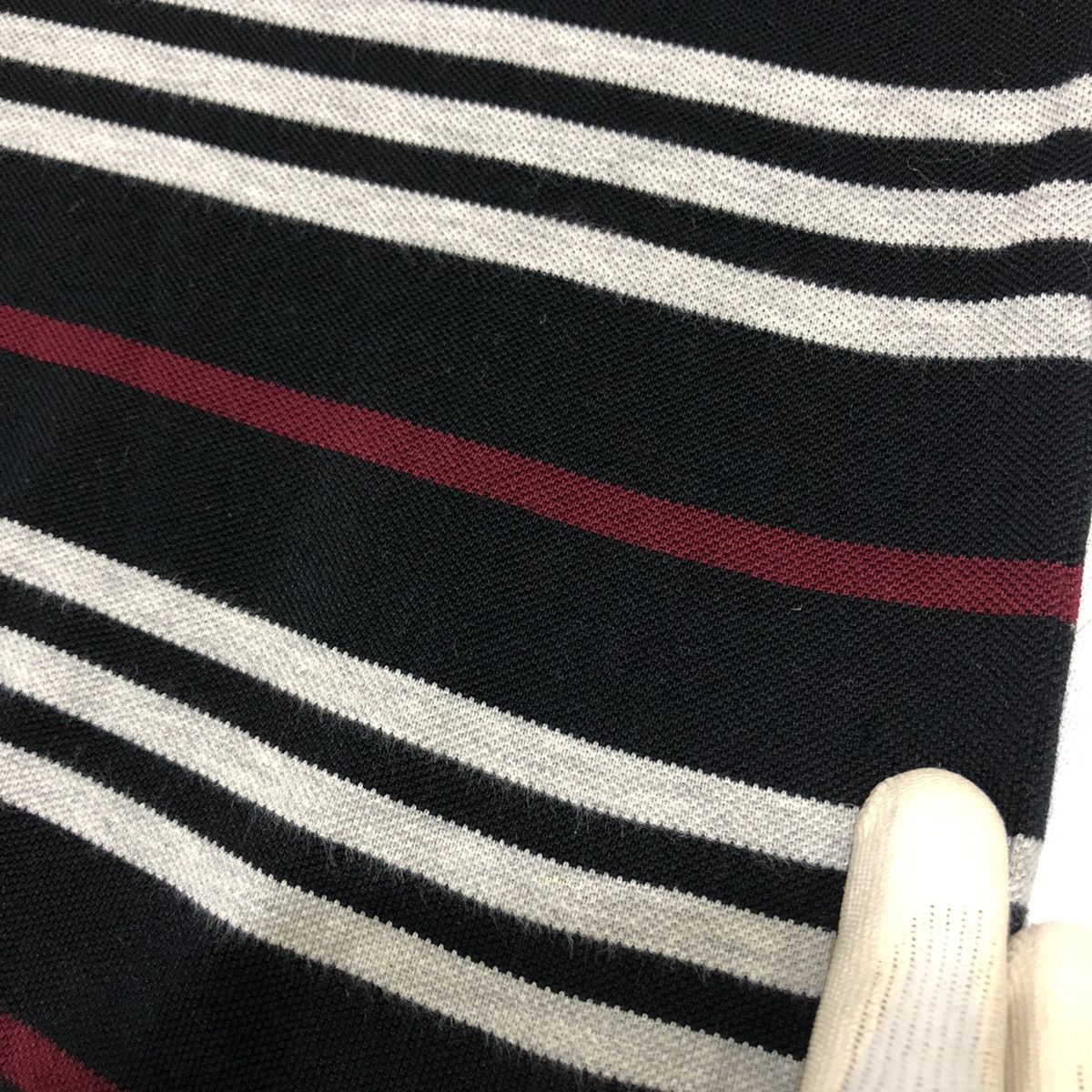 Burberry Burberry Black Label Stripe knit polo shirt Size US M / EU 48-50 / 2 - 11 Thumbnail