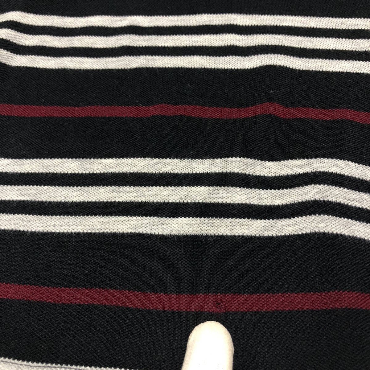 Burberry Burberry Black Label Stripe knit polo shirt Size US M / EU 48-50 / 2 - 9 Thumbnail