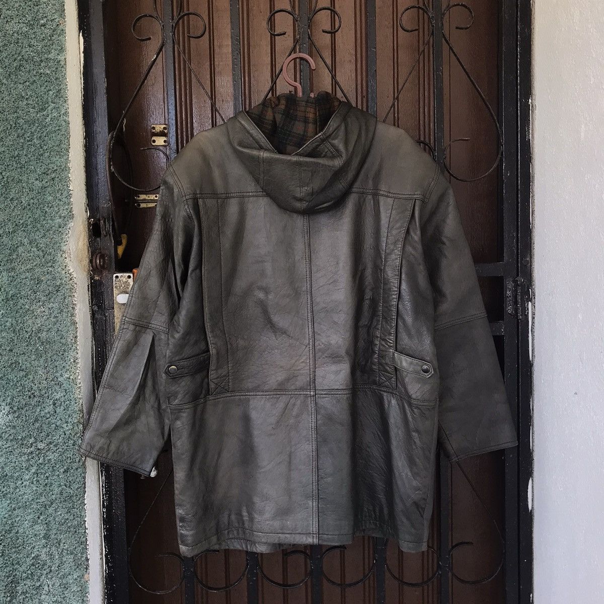 Japanese Brand Harajuku Mother Leather Jacket Hooded Size US L / EU 52-54 / 3 - 2 Thumbnail