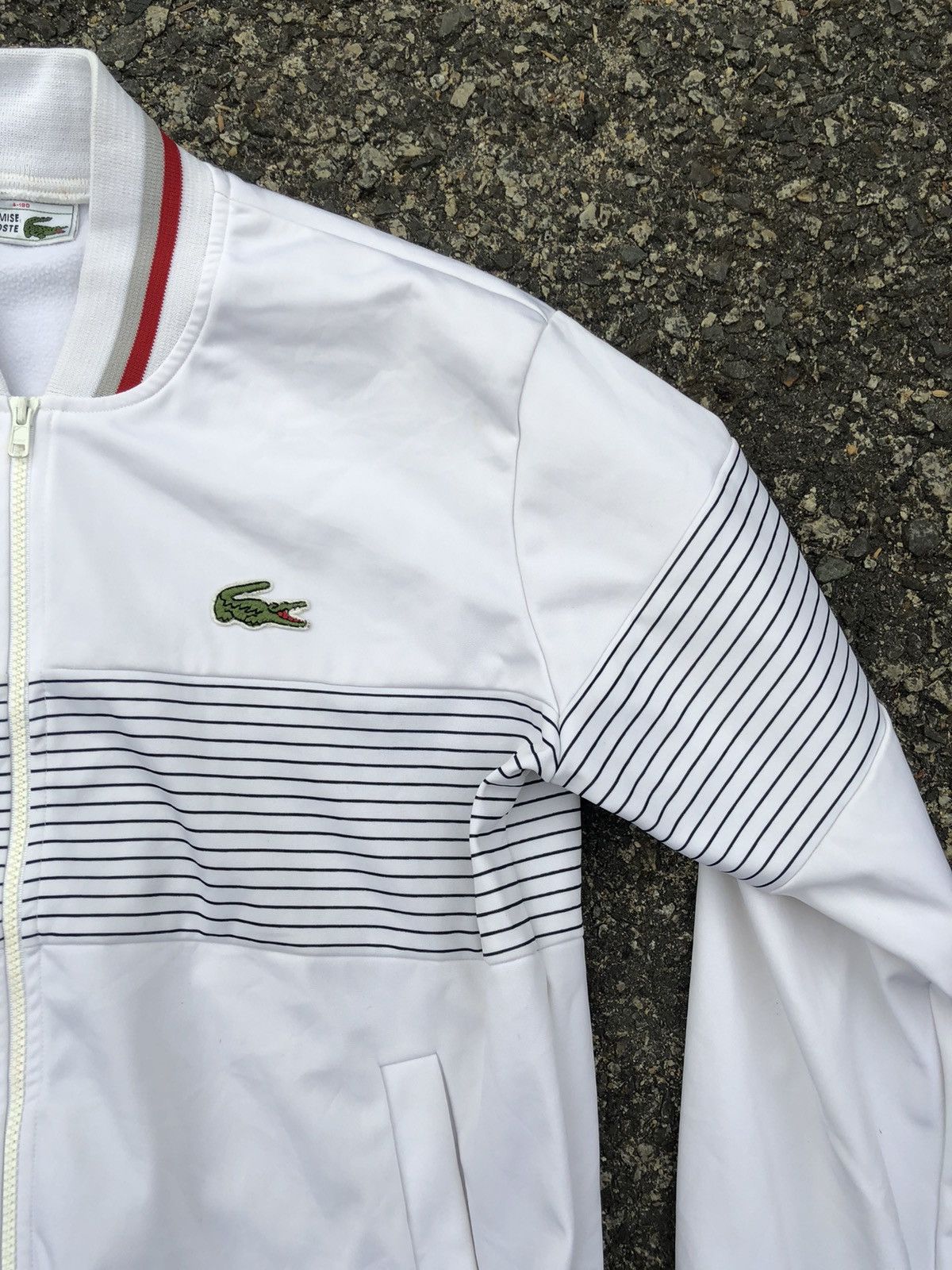 Japanese Brand × Lacoste × Vintage Vintage Lacoste sweater/ zipper made in Morocco Size US L / EU 52-54 / 3 - 6 Thumbnail