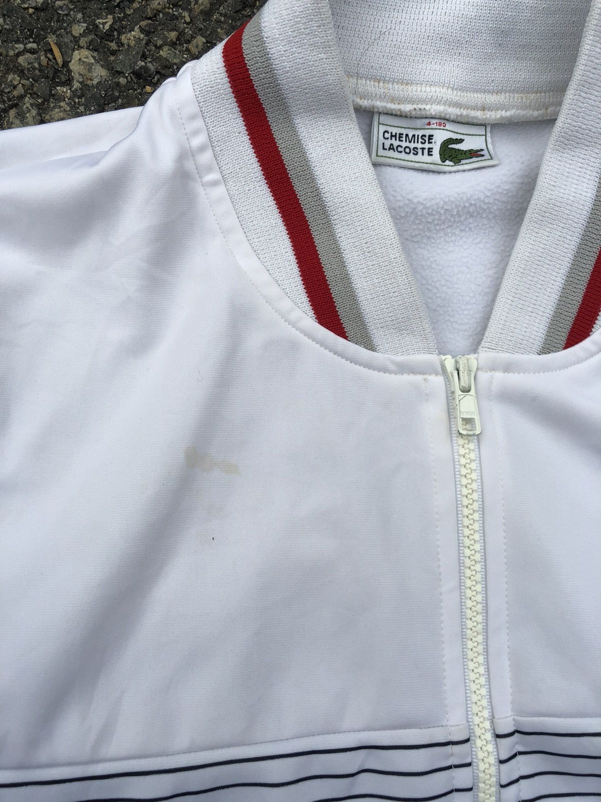 Japanese Brand × Lacoste × Vintage Vintage Lacoste sweater/ zipper made in Morocco Size US L / EU 52-54 / 3 - 7 Thumbnail