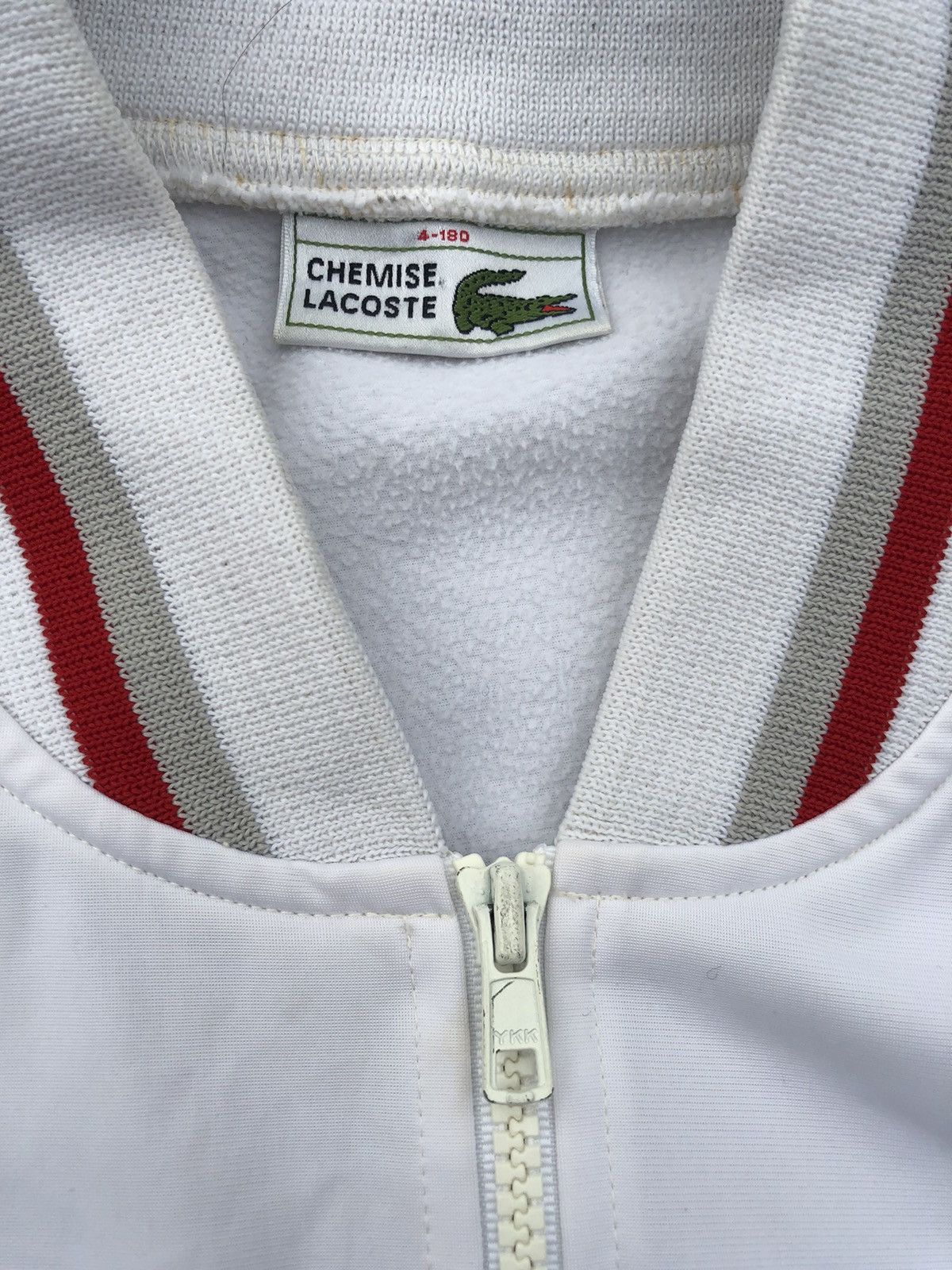 Japanese Brand × Lacoste × Vintage Vintage Lacoste sweater/ zipper made in Morocco Size US L / EU 52-54 / 3 - 3 Thumbnail