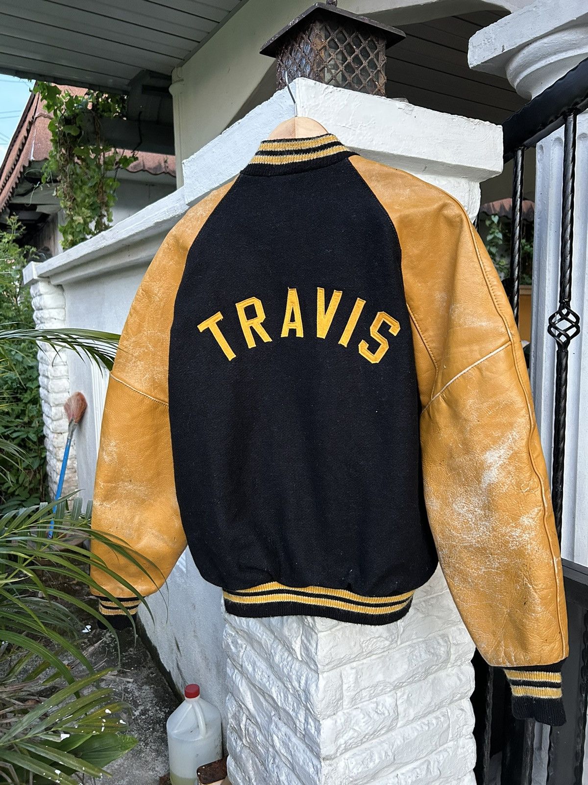 Delong 70S DELONG SPORTSWEAR VARSITY “TRAVIS”🔥 Size US XL / EU 56 / 4 - 4 Thumbnail