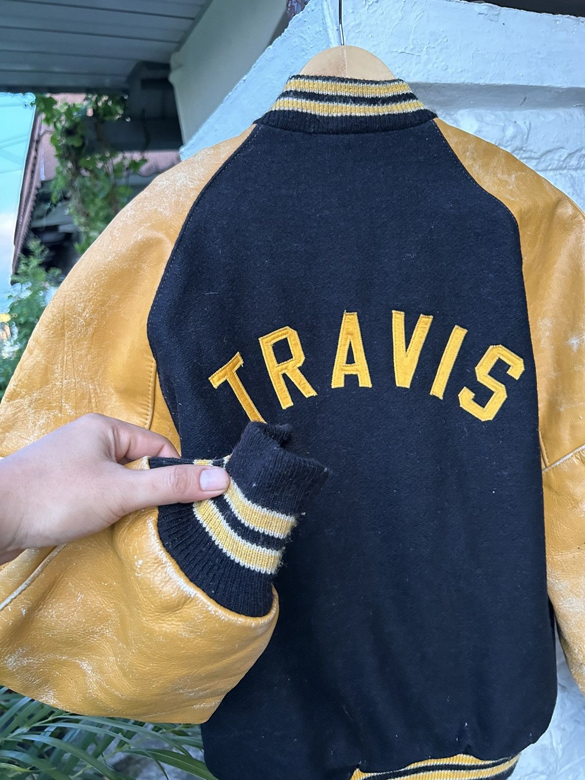 Delong 70S DELONG SPORTSWEAR VARSITY “TRAVIS”🔥 Size US XL / EU 56 / 4 - 7 Thumbnail