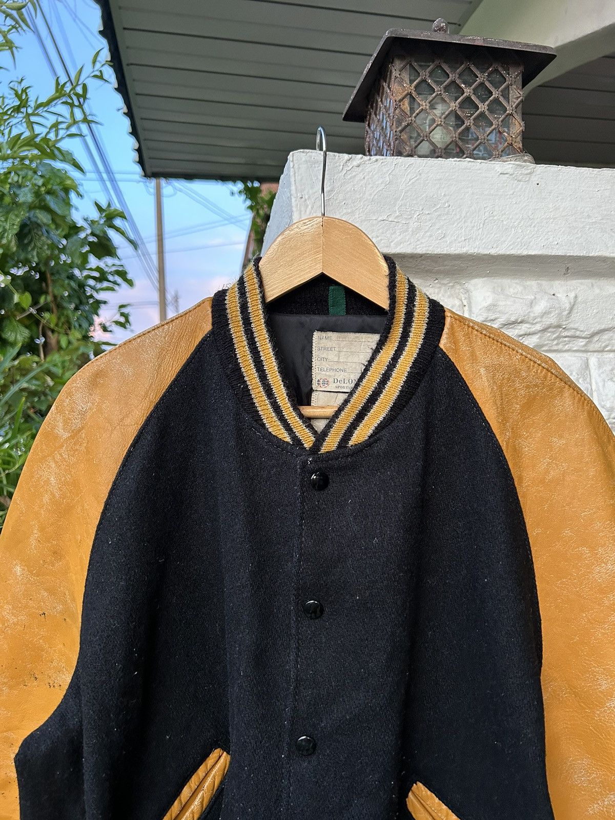 Delong 70S DELONG SPORTSWEAR VARSITY “TRAVIS”🔥 Size US XL / EU 56 / 4 - 10 Thumbnail
