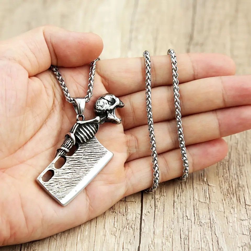 Jewelry Knife Bottle Opener Pendant Necklace Size ONE SIZE - 1 Thumbnail