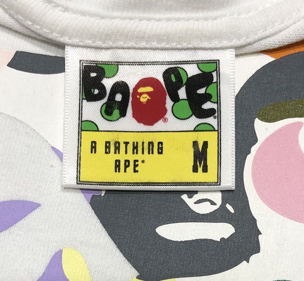 Bape Multi Camo Big Ape Head Tee Size US M / EU 48-50 / 2 - 10 Thumbnail