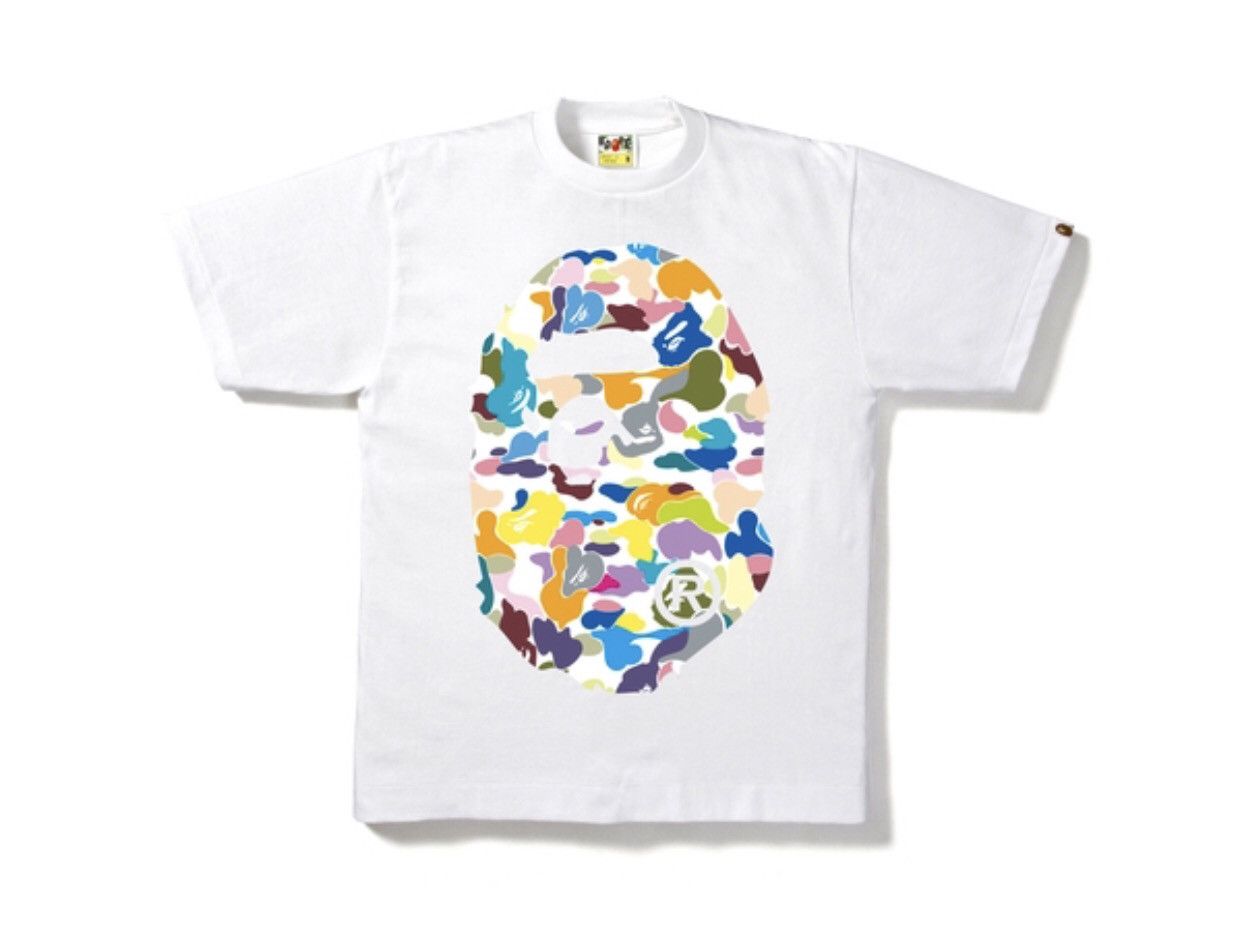 Bape Multi Camo Big Ape Head Tee Size US M / EU 48-50 / 2 - 1 Thumbnail